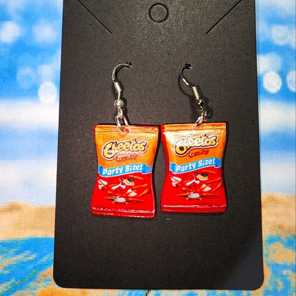 NaniGiftz Jewelry Unique Hot Cheetos Earrings Poshmark